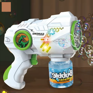Dinosaur Battery Powered Bubble Gun With Lights